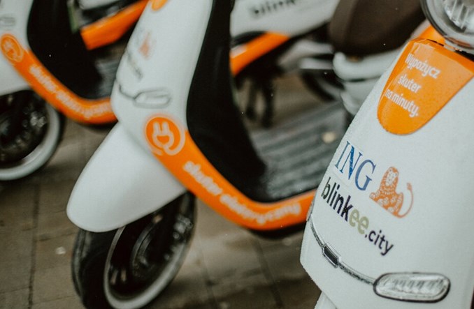 Skutery Blinkee razem z ING. Będą też hulajnogi