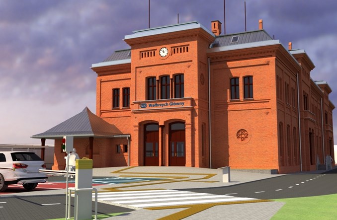 Pięć ofert na przebudowę dworca Wałbrzych Główny