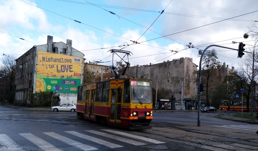 Łódź: Doły bez tramwajów od 19 sierpnia Łódź: Doły bez tramwajów od 19 sierpnia