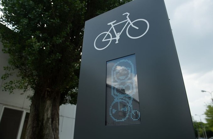 Warszawa. Ruszają testy totemu dla rowerzystów. Z syrenką