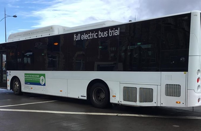 Pierwszy autobus elektryczny w Walii. Przyjechał z Chin