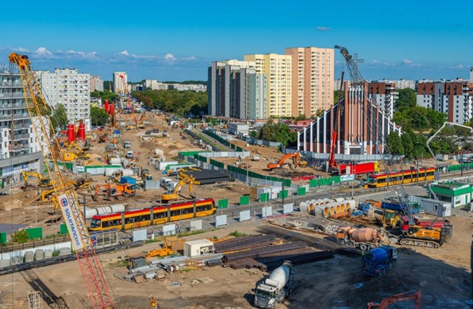 Metro na Bródno: Tramwaje pojadą inaczej. Będzie torowisko tymczasowe 