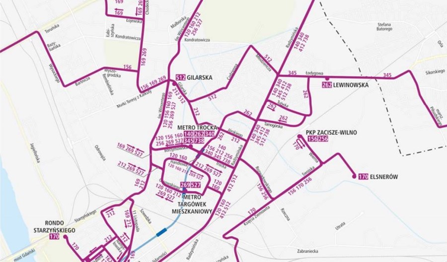 Autobusy po otwarciu metra na Targówek. Uda się „uwolnić” 20 pojazdów Autobusy po otwarciu metra na Targówek. Uda się „uwolnić” 20 pojazdów