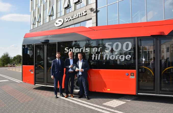 500. autobus Solarisa dla Norwegii trafi do Oslo