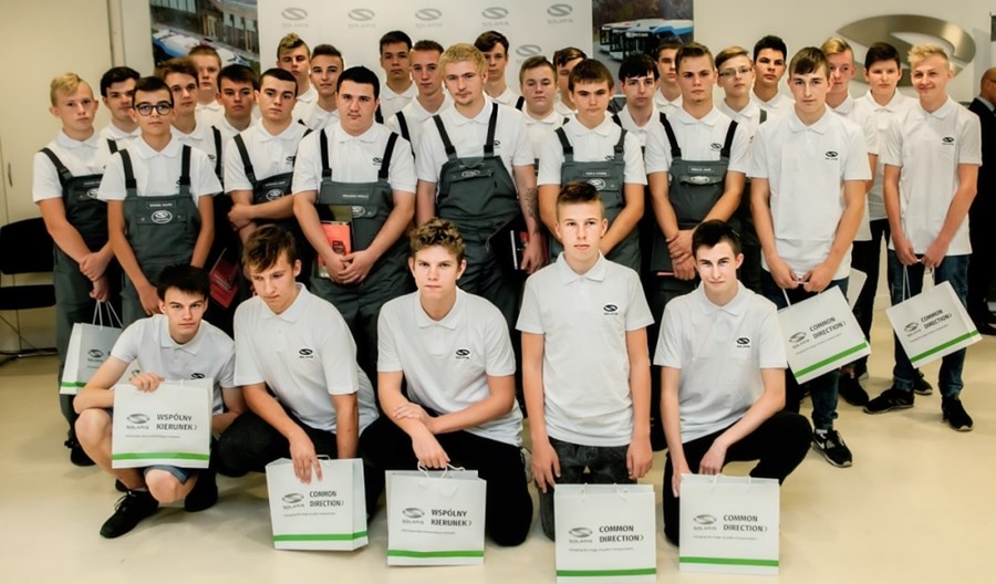 Nowy rok szkolny klasy patronackiej Solarisa Nowy rok szkolny klasy patronackiej Solarisa