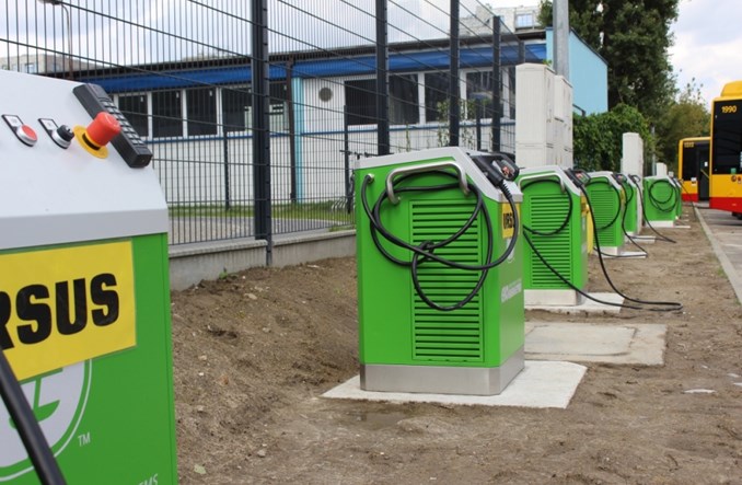 Warszawa. Elektrobusy MZA zyskają nowe ładowarki