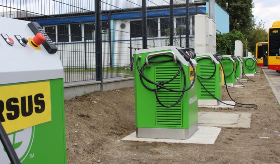 Warszawa. Elektrobusy MZA zyskają nowe ładowarki Warszawa. Elektrobusy MZA zyskają nowe ładowarki