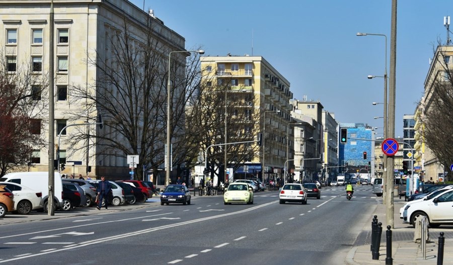 Warszawa: Będą przejścia na Kruczej. A docelowo węższa jezdnia? Warszawa: Będą przejścia na Kruczej. A docelowo węższa jezdnia?