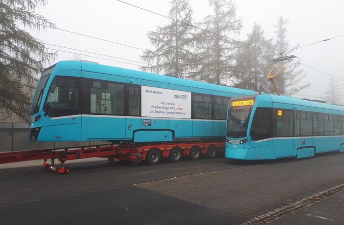 Stadler kończy kontrakt dla Ostrawy. Ostatni tramwaj wyruszył z Siedlec