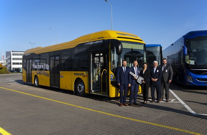 Koszalin. Przyjechało 5 hybryd od Volvo