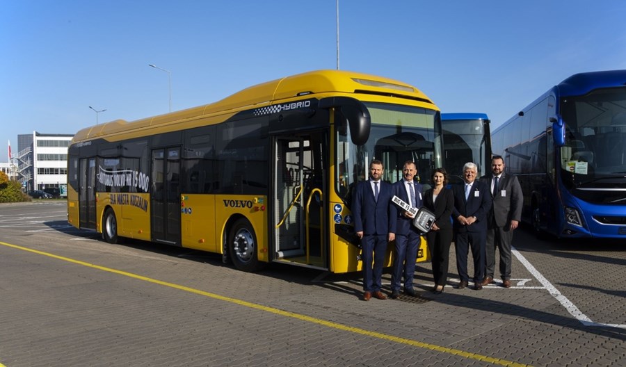 Koszalin. Przyjechało 5 hybryd od Volvo Koszalin. Przyjechało 5 hybryd od Volvo