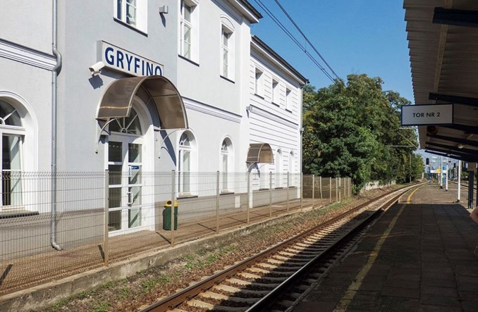 Centrum przesiadkowe szczecińskiej SKM w Gryfinie ze wsparciem unijnym