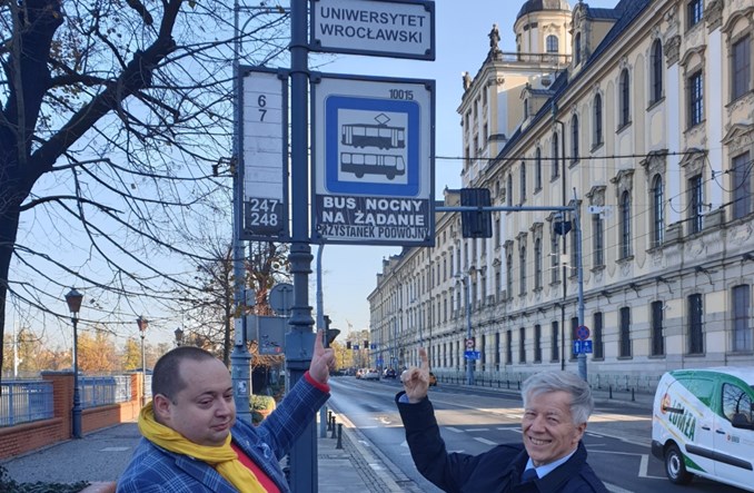 Wrocław. Prof. Jan Miodek zapowiada przystanek „Uniwersytet Wrocławski”