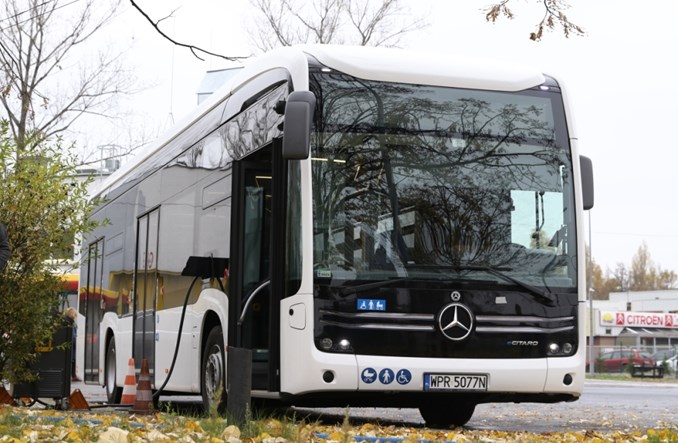 Warszawa. Elektryczny Mercedes Citaro na testach w MZA
