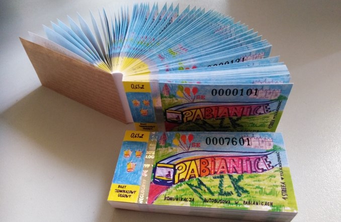 Pabianice: Nietypowe „kolorowe bilety” już w kioskach