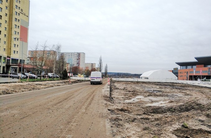 Szczecin: Tramwaj na Szafera. Trwają prace rozbiórkowe