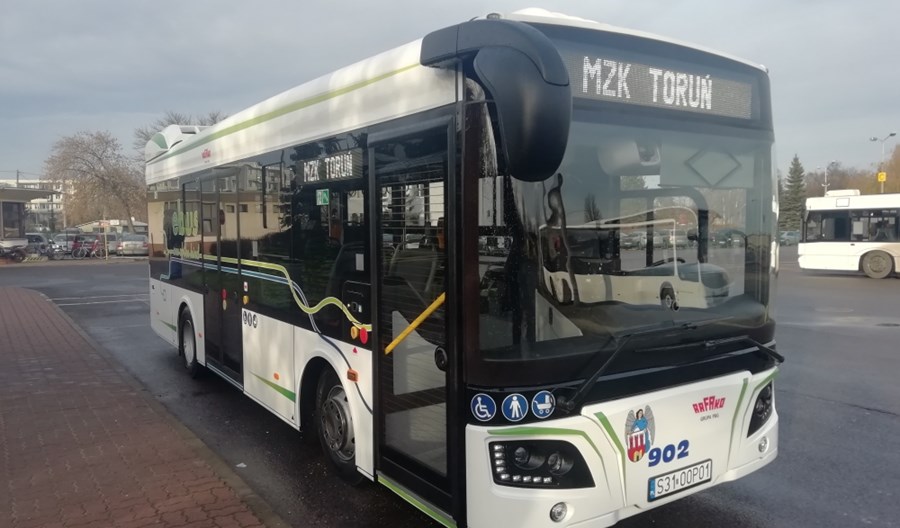Toruń. Rafako przez dwa tygodnie będzie testować swojego elektrobusa Toruń. Rafako przez dwa tygodnie będzie testować swojego elektrobusa