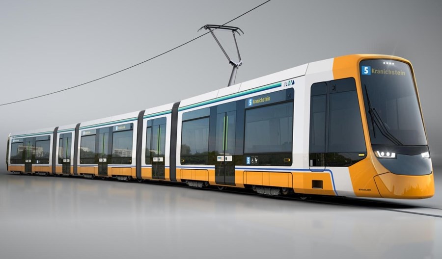 Stadler dostarczy 14 tramwajów do Darmstadt Stadler dostarczy 14 tramwajów do Darmstadt