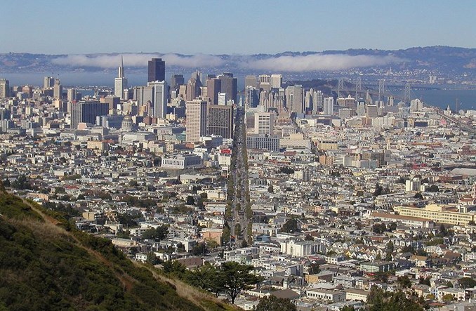 San Francisco. Najważniejsza ulica miasta bez aut. Wielki buspas