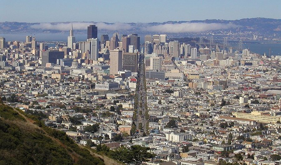 San Francisco. Najważniejsza ulica miasta bez aut. Wielki buspas San Francisco. Najważniejsza ulica miasta bez aut. Wielki buspas