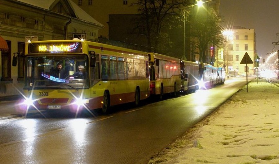 Łódź: Duże zmiany na liniach nocnych Łódź: Duże zmiany na liniach nocnych