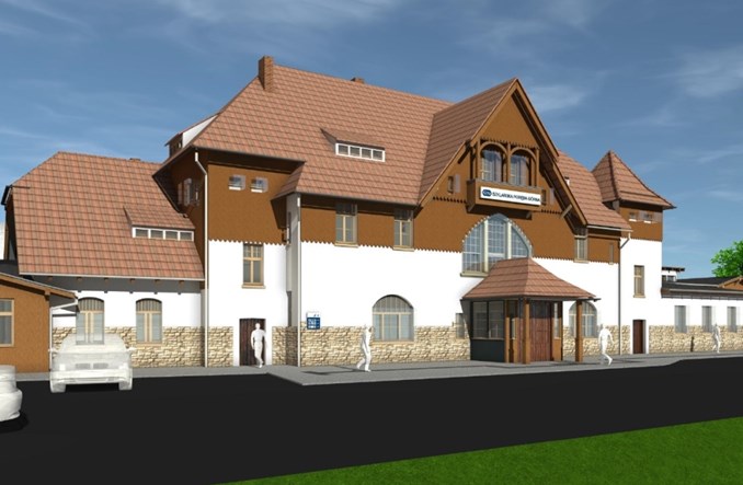 Szklarska Poręba: Obsługa pasażerów w dworcu tymczasowym