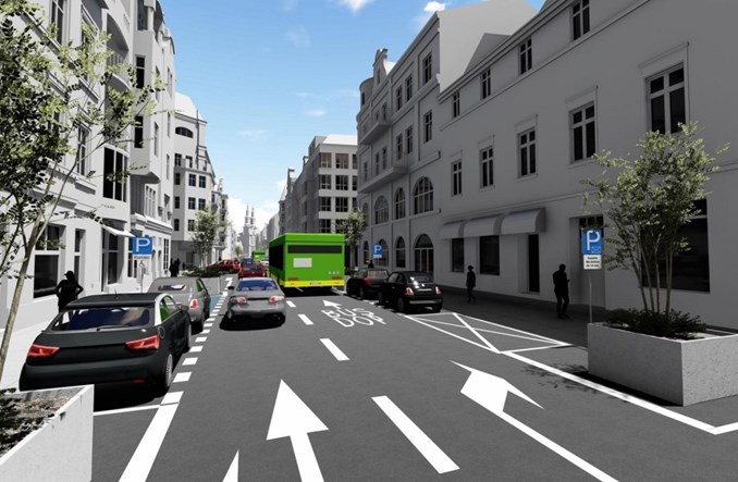 Poznań: Nowy buspas na Garbarach