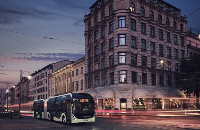 Malmo. Volvo dostarczy 60 elektrycznych przegubowców
