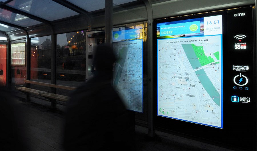 Kraków: Innowacja na przystankach. Mapy z pojazdami online Kraków: Innowacja na przystankach. Mapy z pojazdami online