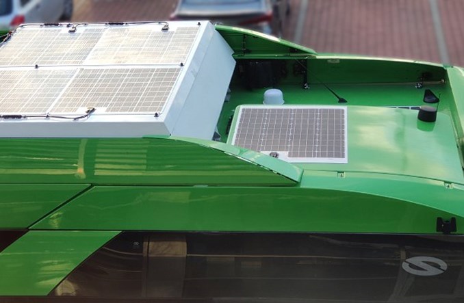 Poznań. Do MPK trafił pierwszy autobus z fotowoltaiką