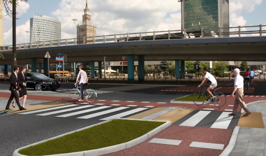 Warszawa: Cztery oferty na przebudowę al. Jana Pawła II przy Dw. Centralnym. Będą przejścia Warszawa: Cztery oferty na przebudowę al. Jana Pawła II przy Dw. Centralnym. Będą przejścia