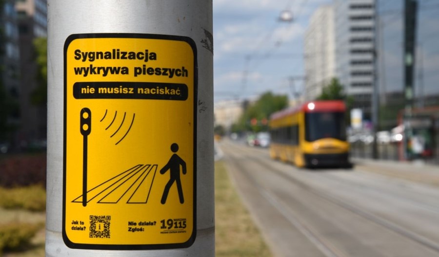 Warszawa wyłącza przyciski dla pieszych Warszawa wyłącza przyciski dla pieszych