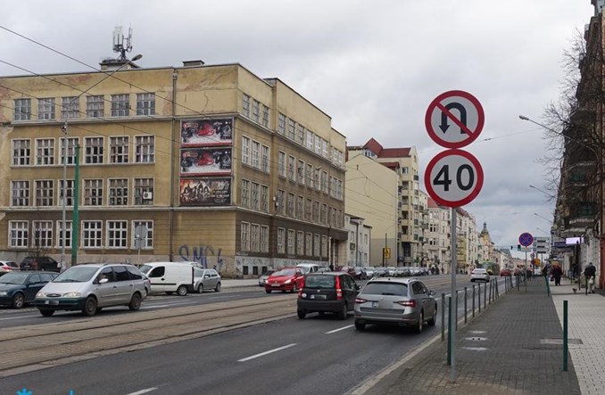 Poznań: "Czterdziestką" po śródmiejskiej części ul. Głogowskiej. By było bezpieczniej