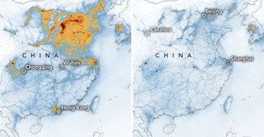 Chiński wirus pokazał związek smogu z samochodami