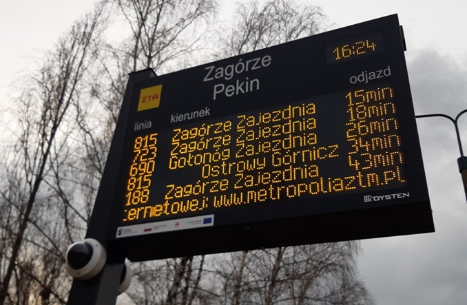 GZM: Ruszył montaż kolejnych tablic SDIP. Tym razem większość trafi do Zagłębia