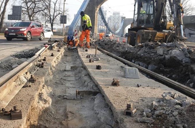 MPK Wrocław przyspiesza remonty torowisk tramwajowych