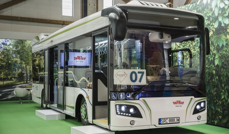 Oborniki z Arrivą testują e-busa od Rafako Oborniki z Arrivą testują e-busa od Rafako