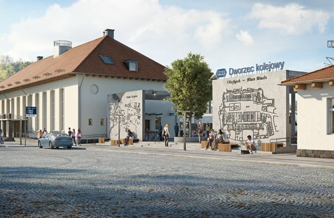 Problematyczny dworzec w Olsztynku. Po decyzji konserwatora wznowione prace