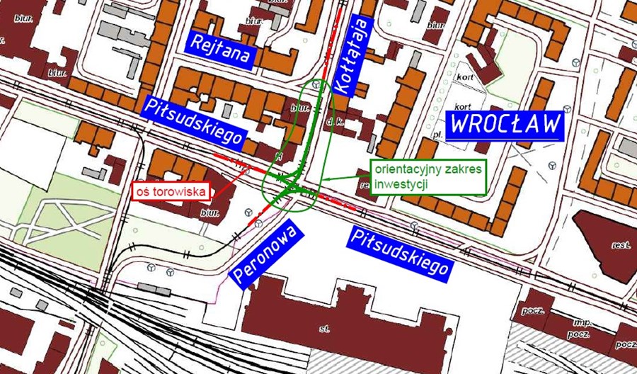Wrocław przebuduje węzeł tramwajowy przy dworcu Wrocław przebuduje węzeł tramwajowy przy dworcu