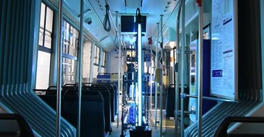MPK Kraków rozpoczął testy dezynfekcji pojazdów z użyciem lamp UV