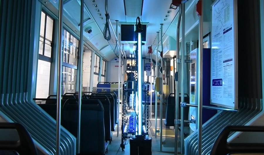 MPK Kraków rozpoczął testy dezynfekcji pojazdów z użyciem lamp UV MPK Kraków rozpoczął testy dezynfekcji pojazdów z użyciem lamp UV