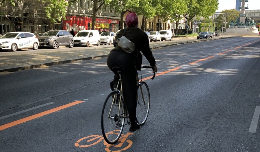 Wiedeń: Pierwsza tymczasowa trasa rowerowa otwarta Wiedeń: Pierwsza tymczasowa trasa rowerowa otwarta