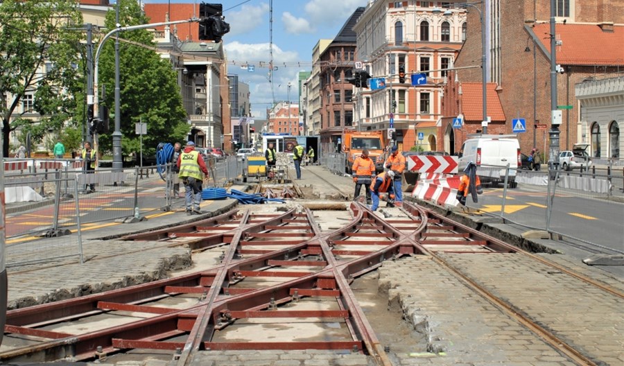 MPK Wrocław wymienia i naprawia infrastrukturę tramwajową MPK Wrocław wymienia i naprawia infrastrukturę tramwajową