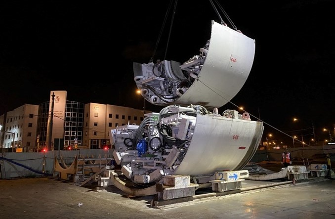 Metro na Bemowo: Rozpoczął się transport tarcz TBM