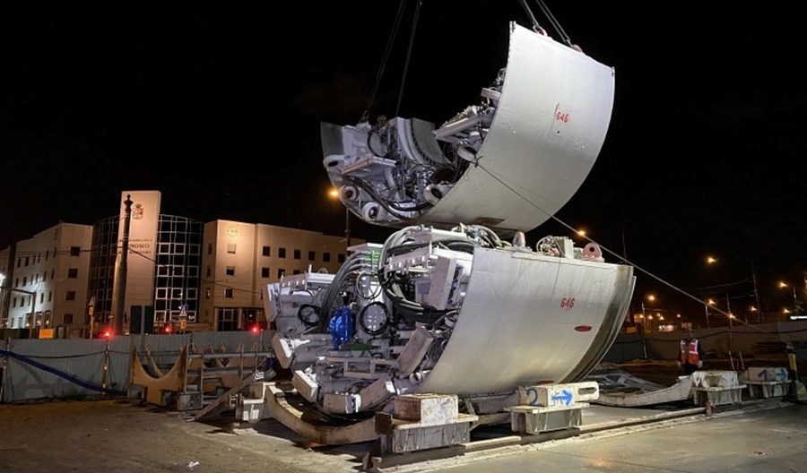 Metro na Bemowo: Rozpoczął się transport tarcz TBM Metro na Bemowo: Rozpoczął się transport tarcz TBM