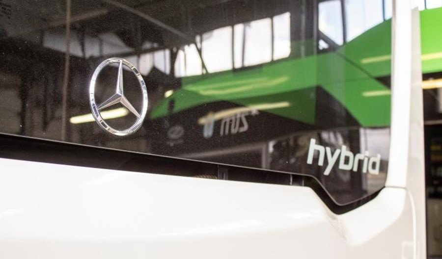 Hybrydowy Mercedes na testach w Poznaniu Hybrydowy Mercedes na testach w Poznaniu