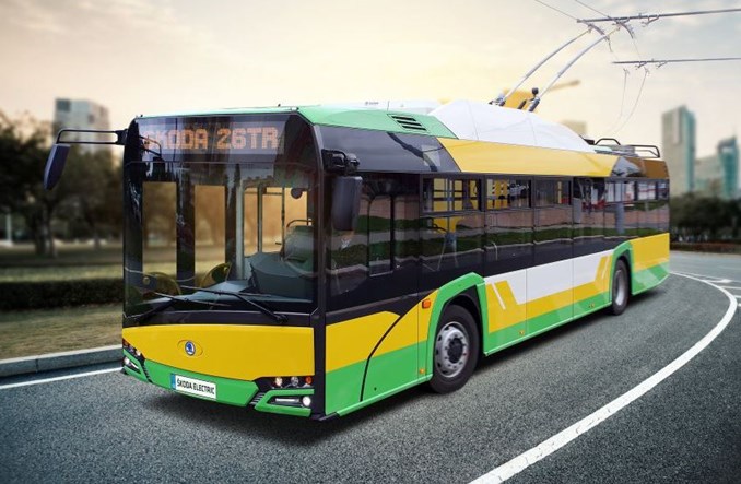 Żylina z bateryjnymi trolejbusami Škoda-Solaris