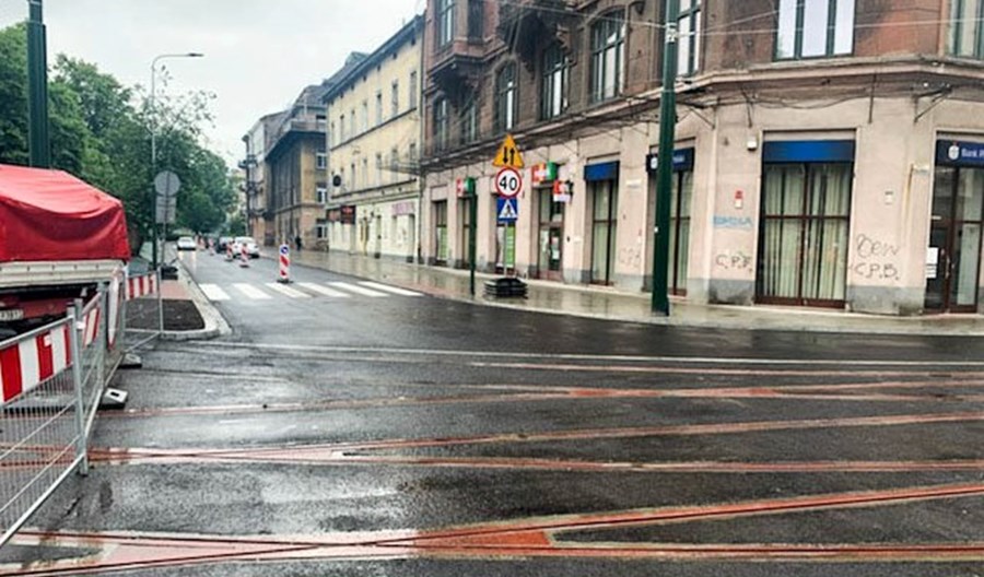 Kraków: Od niedzieli tramwaje wracają na ul. Stradomską Kraków: Od niedzieli tramwaje wracają na ul. Stradomską