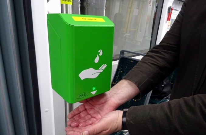 Dezynfekatory już niedługo w każdym pojeździe MPK Poznań