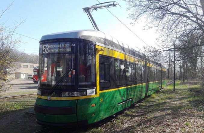 Kolejny tramwaj z Helsinek w Schöneiche pod Berlinem